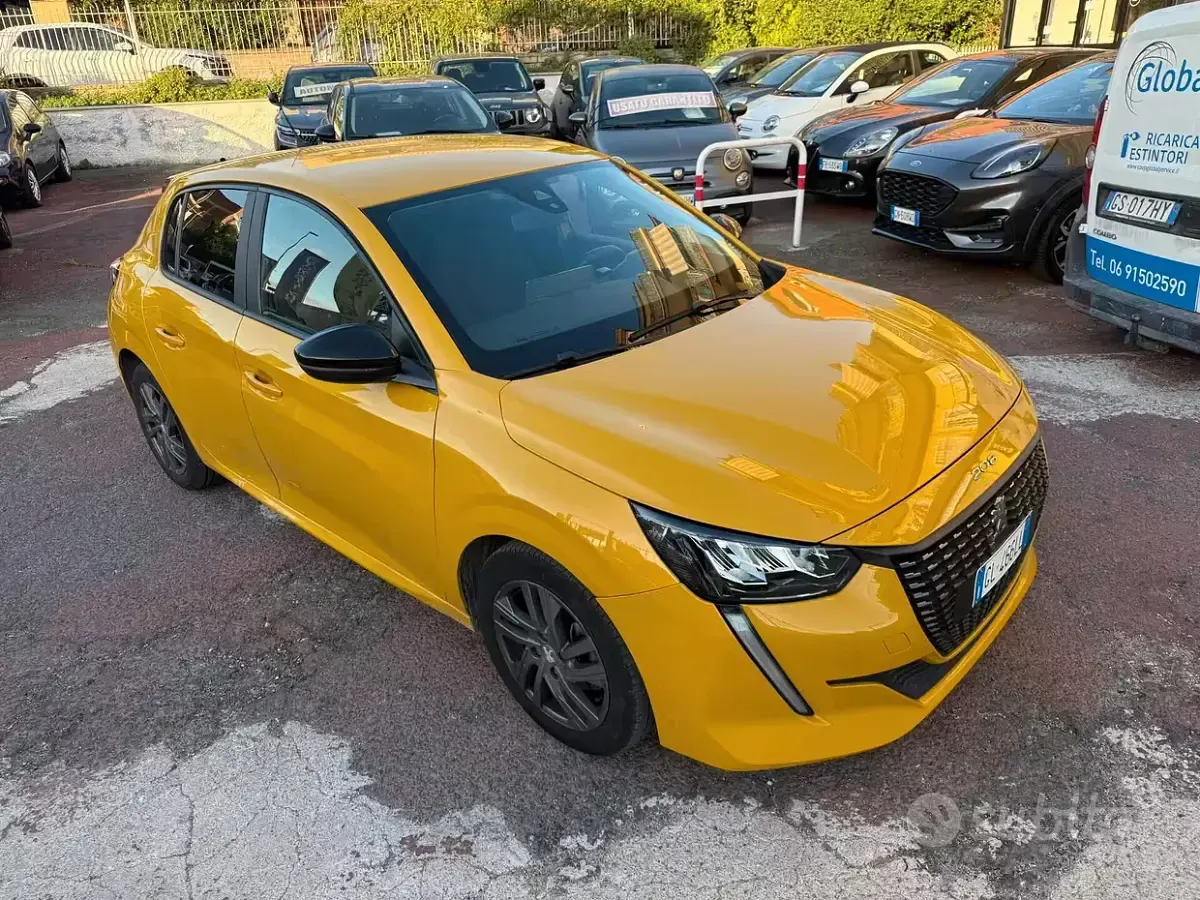 Usata Peugeot 208 101 CV (74 kW) 2022 Giallo Utilitaria