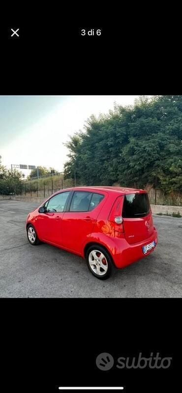 Usata Opel Agila 94 CV (69 kW) 2008 Rosso Utilitaria