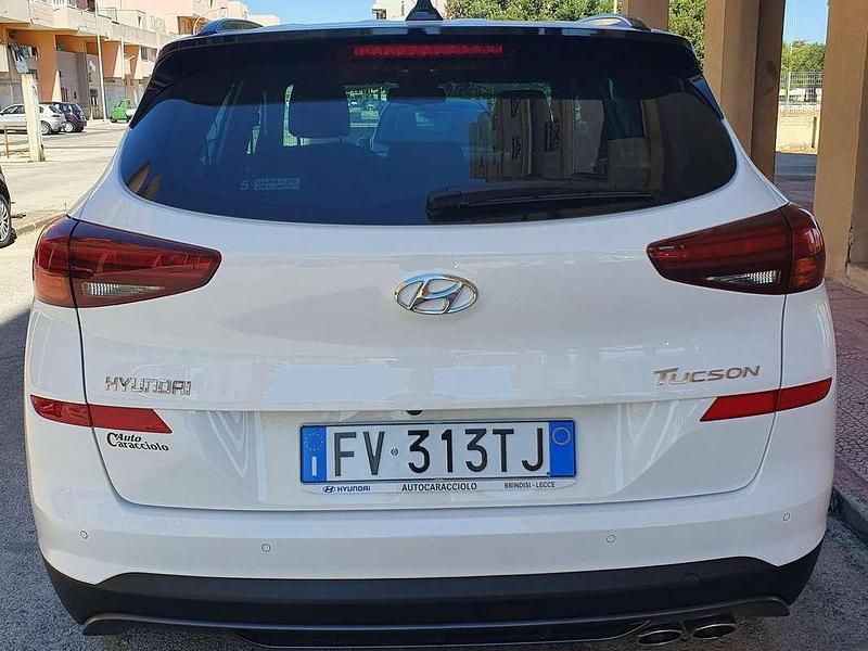 Usata Hyundai Tucson N Line 136 CV (100 kW) 2019 Bianco SUV