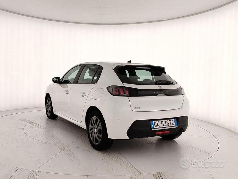 Usata Peugeot 208 Active 101 CV (74 kW) 2022 Bianco Utilitaria