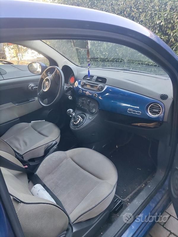 Usata Fiat 500 75 CV (55 kW) 2009 Blu Utilitaria