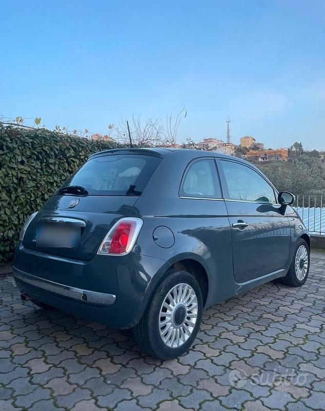 Usata Fiat 500 Lounge 95 CV (69 kW) 2012 Grigio Utilitaria