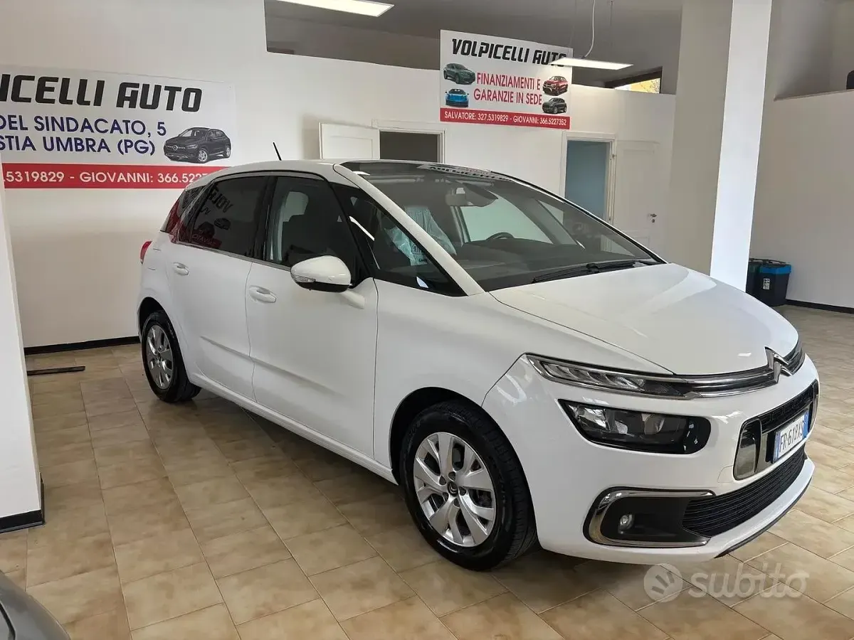 Usata Citroën C4 Picasso 120 CV (88 kW) 2018 Bianco Monovolume