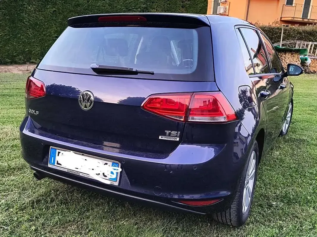 Usata VW Golf VII Comfortline 105 CV (77 kW) 2015 Blu/azzurro Berlina