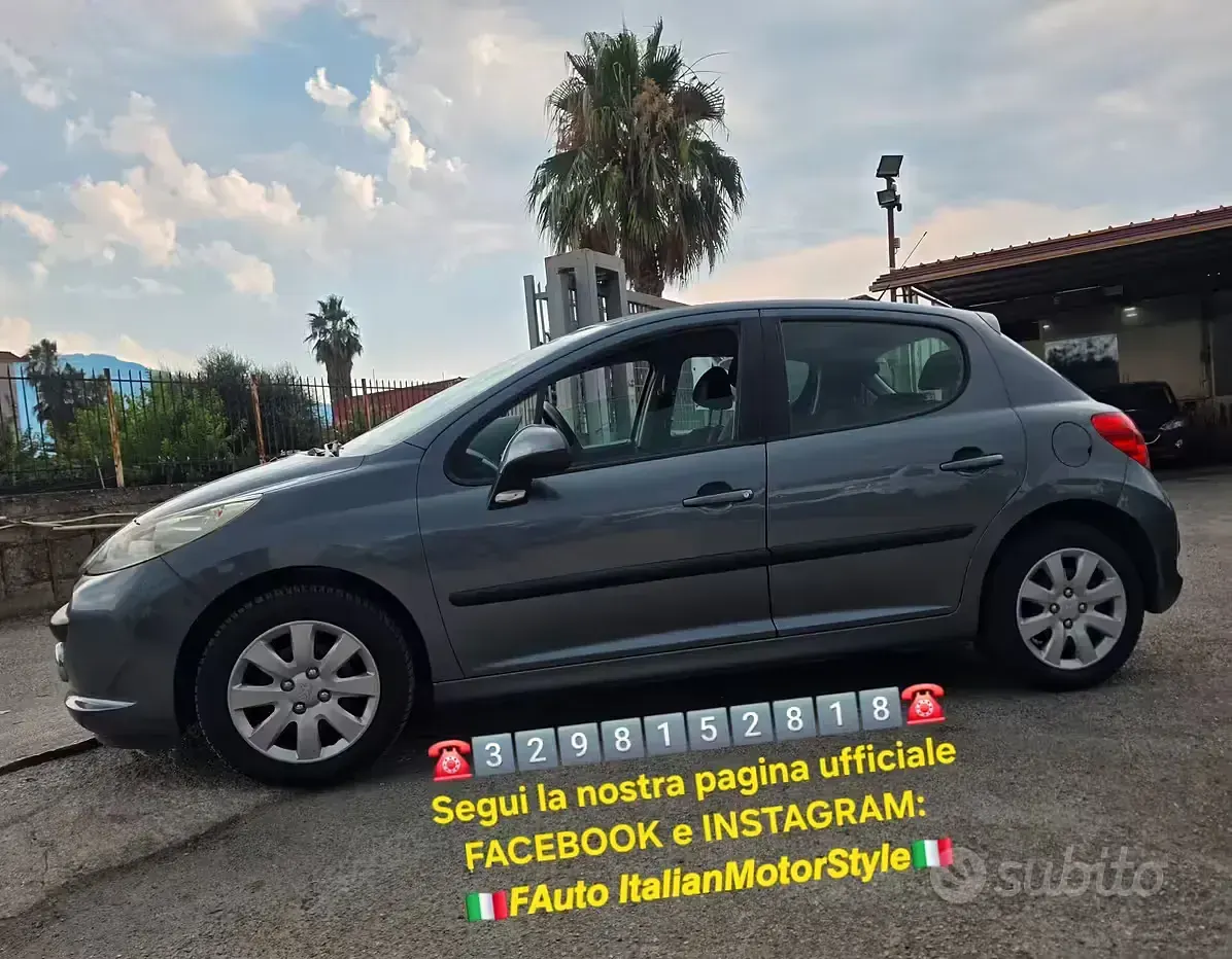 Usata Peugeot 207 95 CV (69 kW) 2009 Grigio Berlina