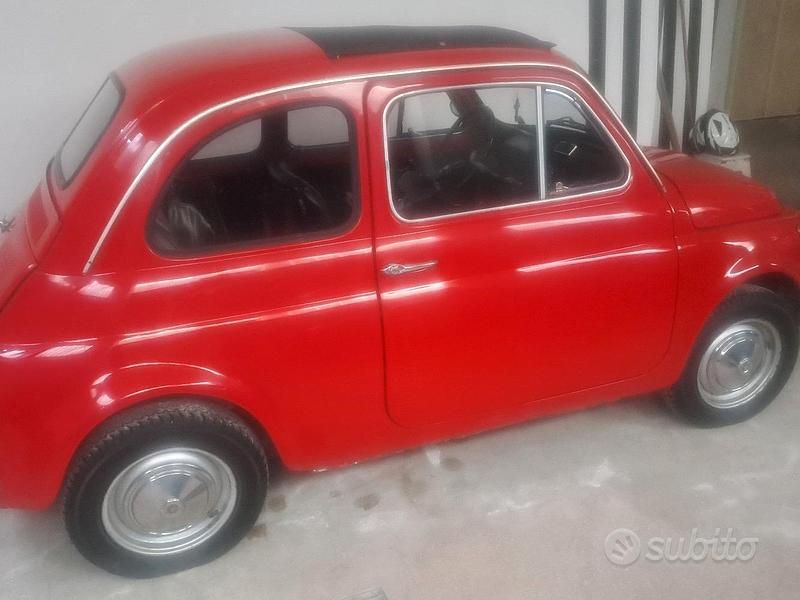 Usata Fiat 500 1970 Rosso Utilitaria