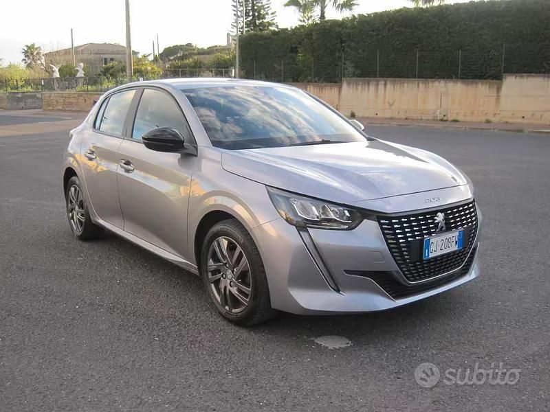 Usata Peugeot 208 Active 75 CV (55 kW) 2022 Grigio Utilitaria