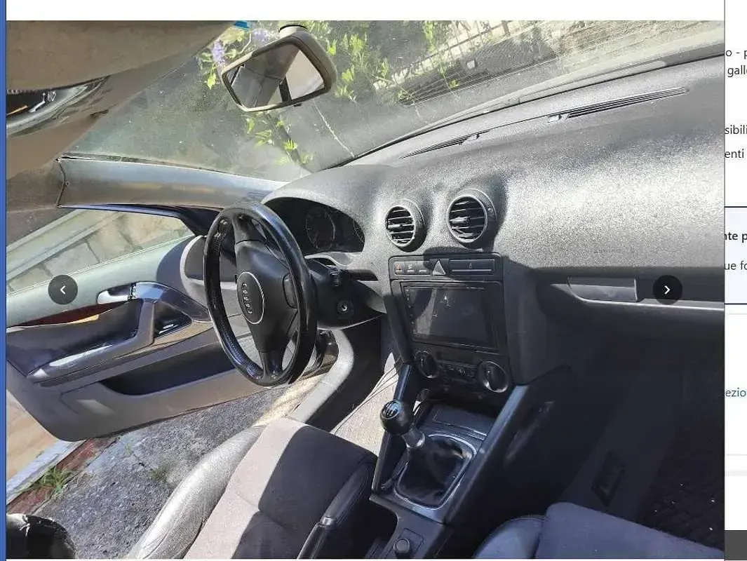 Usata Audi A3 Ambiente 140 CV (102 kW) 2004 Nero Utilitaria