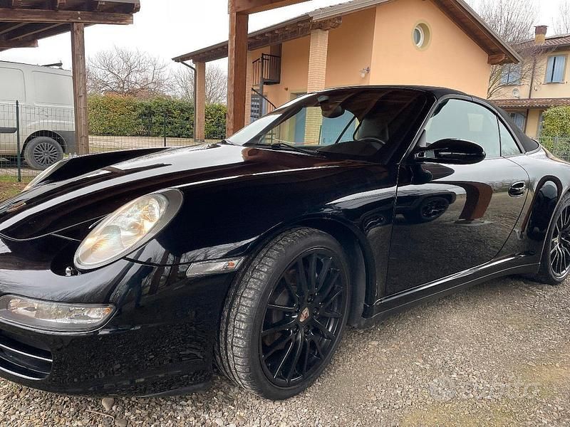 Usata Porsche 997 345 CV (253 kW) 2008 Nero Cabrio