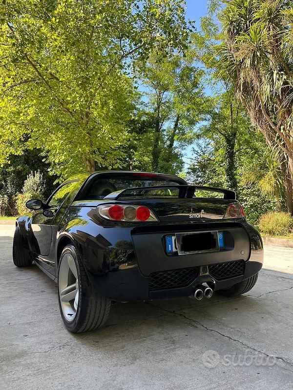 Usata Smart Roadster Brabus 82 CV (60 kW) 2005 Nero Cabrio