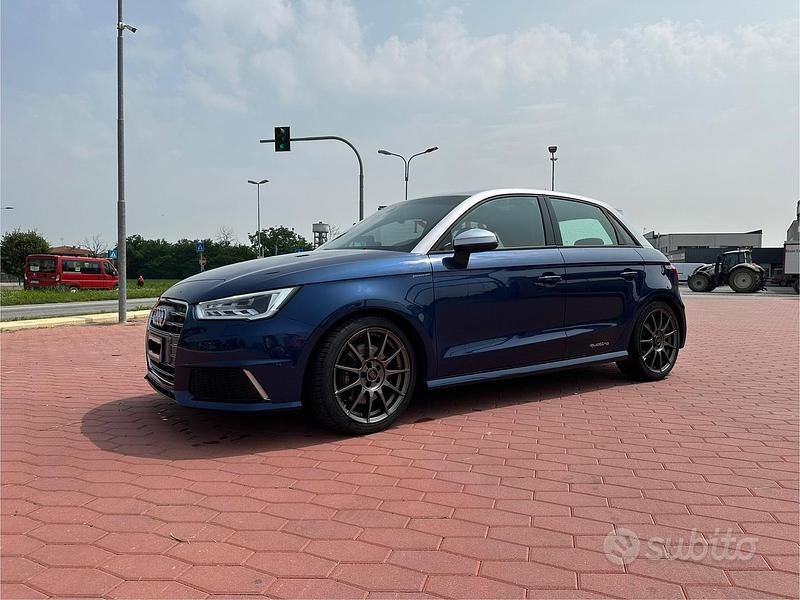 Usata Audi S1 231 CV (169 kW) 2016 Blu Utilitaria