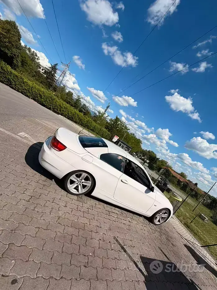 Usata BMW 320 Cabriolet 177 CV (130 kW) 2008 Bianco Cabrio