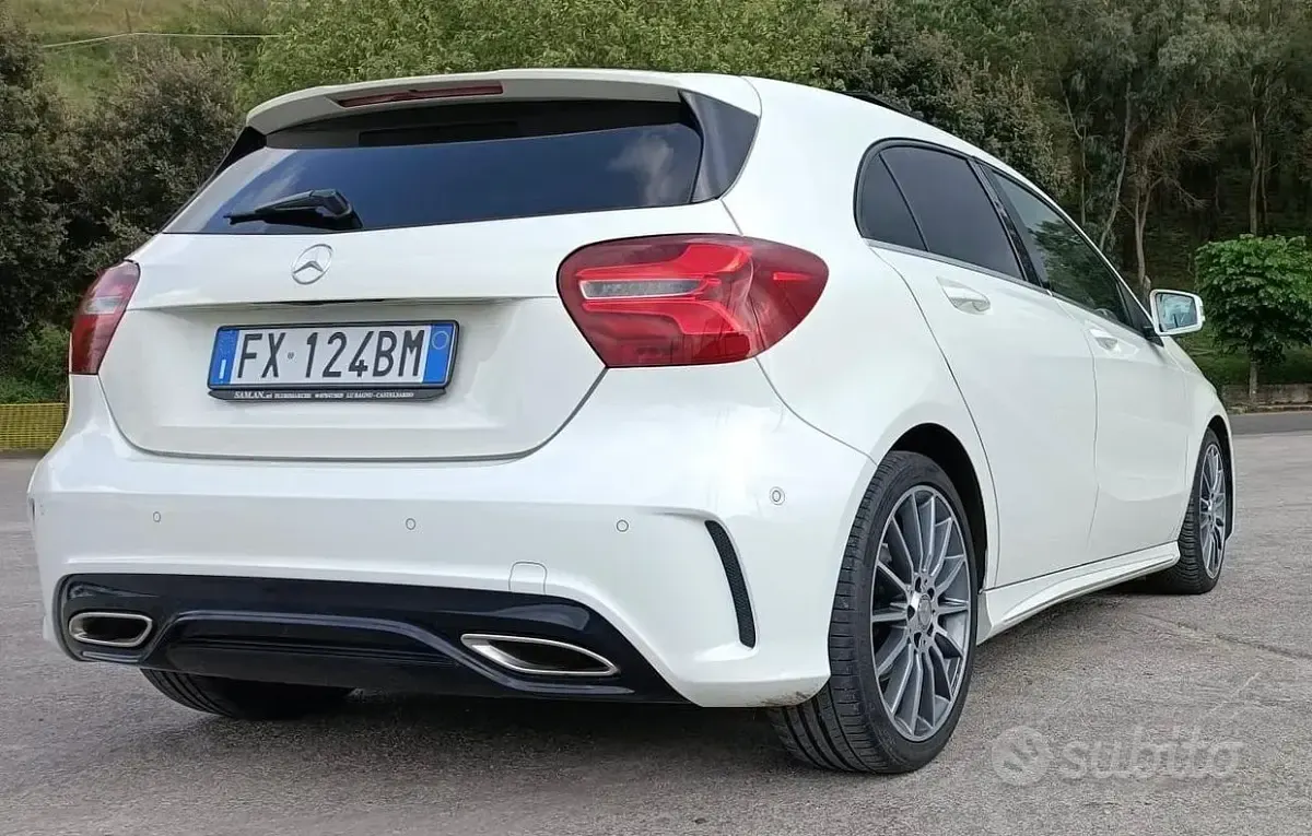 Usata Mercedes A200 Premium 136 CV (100 kW) 2015 Bianco Berlina