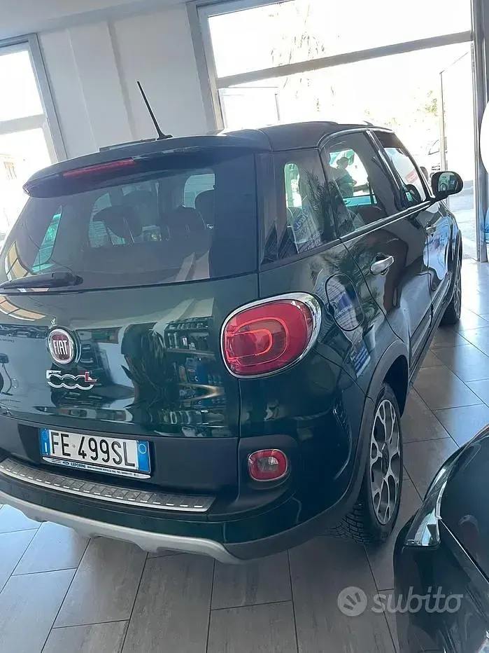 Usata Fiat 500L 85 CV (62 kW) 2016 Verde Monovolume