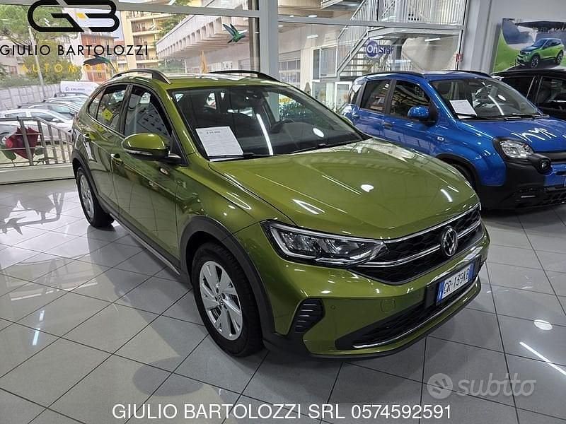 Usata VW Taigo Life 95 CV (69 kW) 2022 Verde SUV