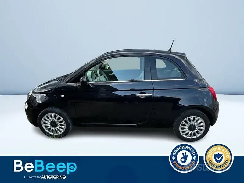 Usata Fiat 500 Lounge 69 CV (50 kW) 2017 Nero Berlina