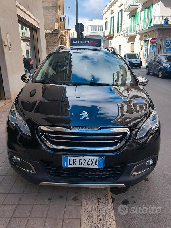 Usata Peugeot 2008 Allure 92 CV (67 kW) 2013 Nero SUV