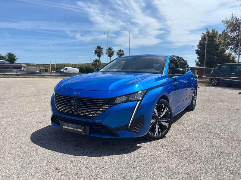 Usata Peugeot 308 Allure 131 CV (96 kW) 2022 Blu Berlina