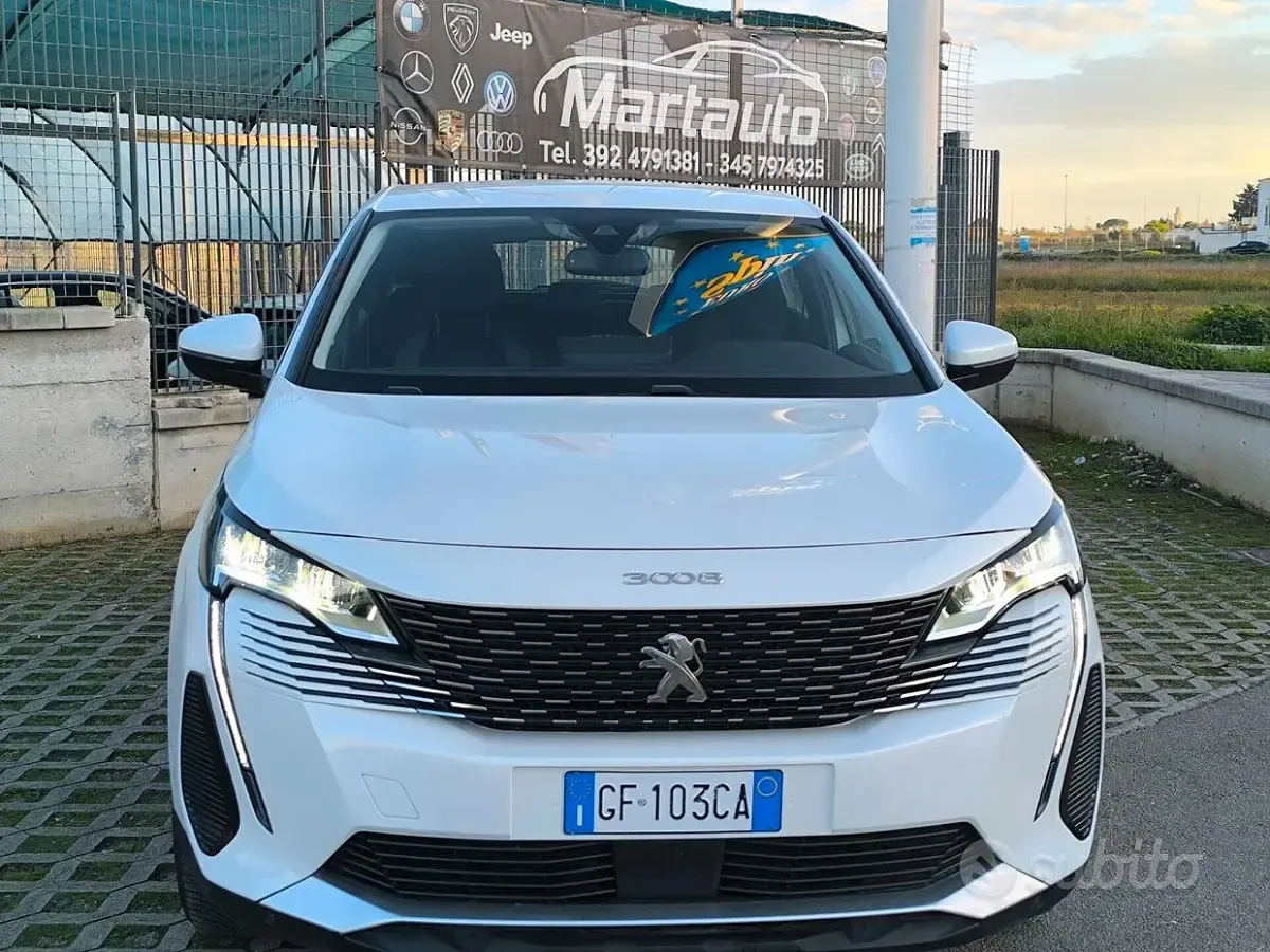 Usata Peugeot 3008 131 CV (96 kW) 2021 Bianco SUV