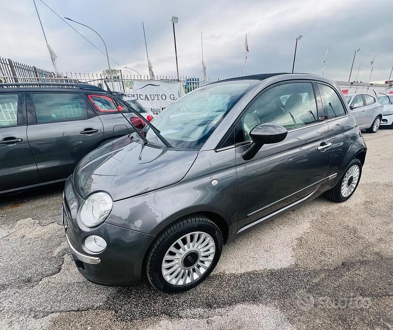 Usata Fiat 500C Lounge 69 CV (50 kW) 2014 Grigio Cabrio