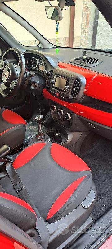 Usata Fiat 500L 85 CV (62 kW) 2012 Rosso Monovolume