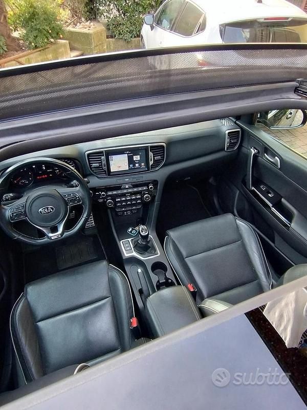 Usata Kia Sportage GT-Line 116 CV (85 kW) 2017 Nero SUV