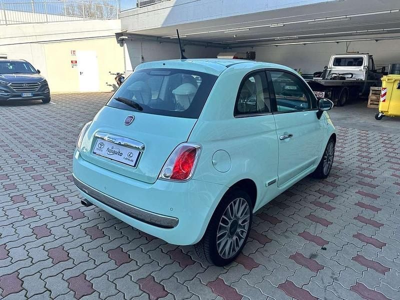 Usata Fiat 500 Lounge 95 CV (69 kW) 2015 Verde acqua Utilitaria