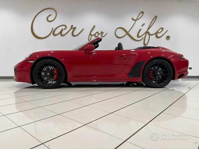 Usata Porsche 911 Carrera Cabriolet 450 CV (330 kW) 2017 Rosso Cabrio