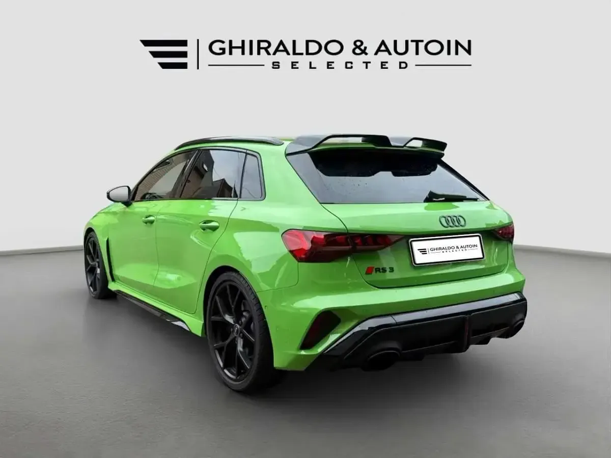 Usata Audi RS3 Ambiente 400 CV (294 kW) 2025 Verde Berlina