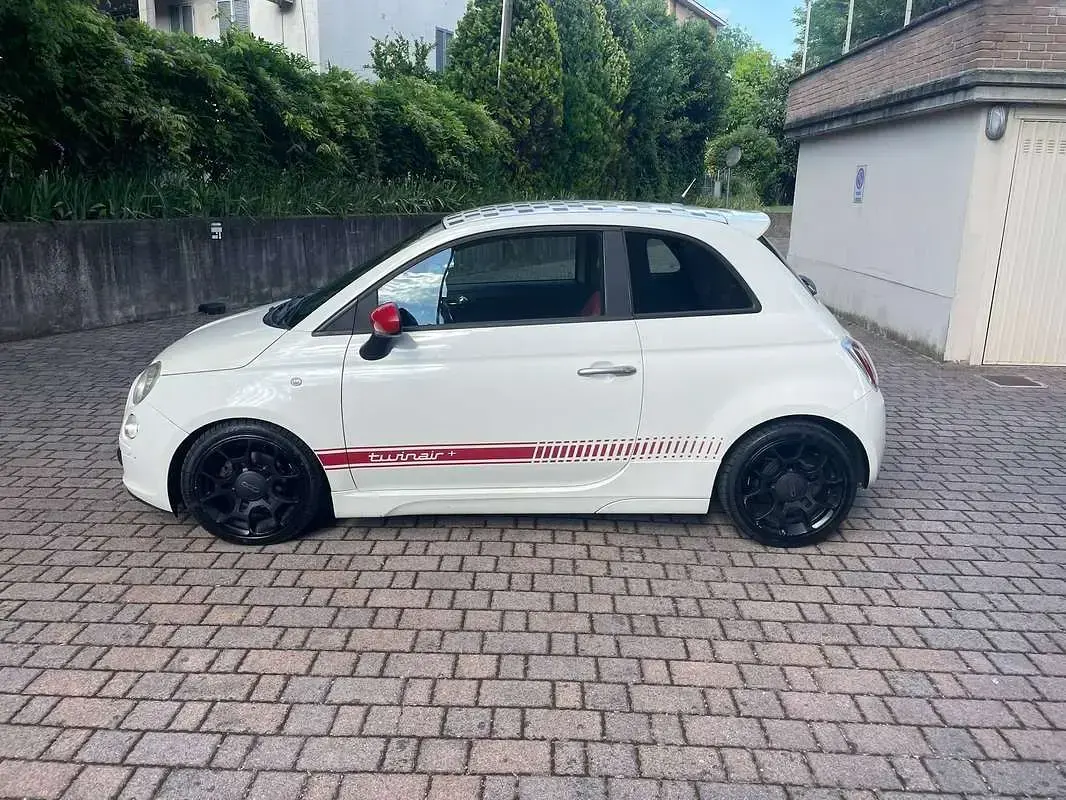 Usata Fiat 500 86 CV (63 kW) 2012 Bianco Utilitaria