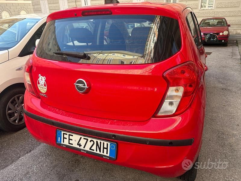 Usata Opel Karl 75 CV (55 kW) 2017 Rosso Utilitaria
