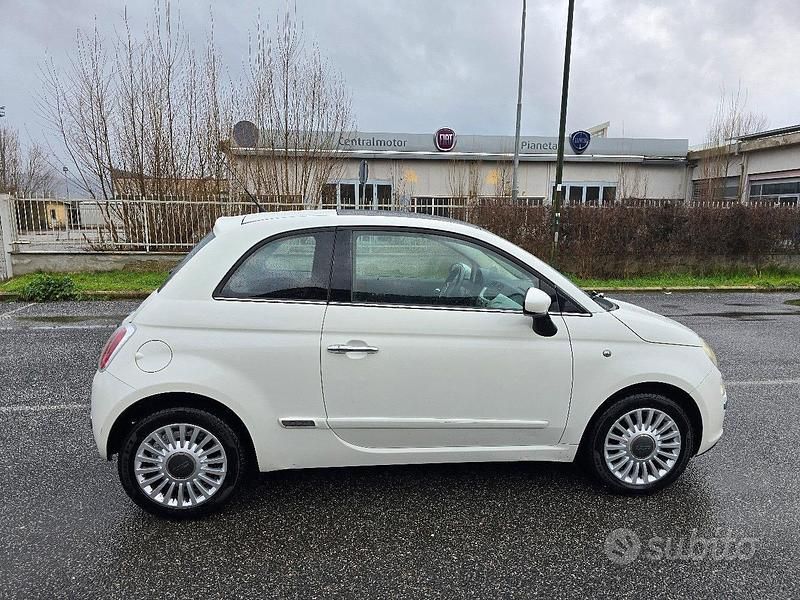 Usata Fiat 500 69 CV (50 kW) 2009 Bianco Cabrio