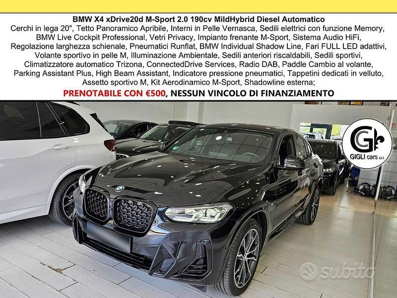 Nero Usata 2025 BMW X4 M Sport SUV | 65.900 € (Molto cara) - Immagine 1/4