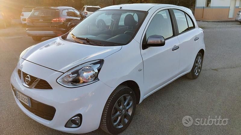 Usata Nissan Micra Acenta 80 CV (58 kW) 2014 Bianco Utilitaria