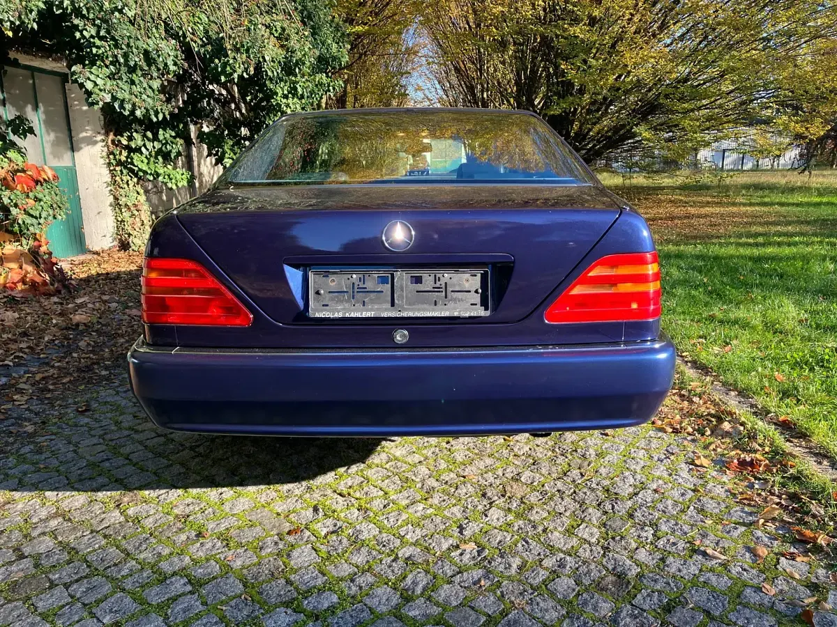 Usata Mercedes S420 279 CV (205 kW) 1996 Blu Coupé