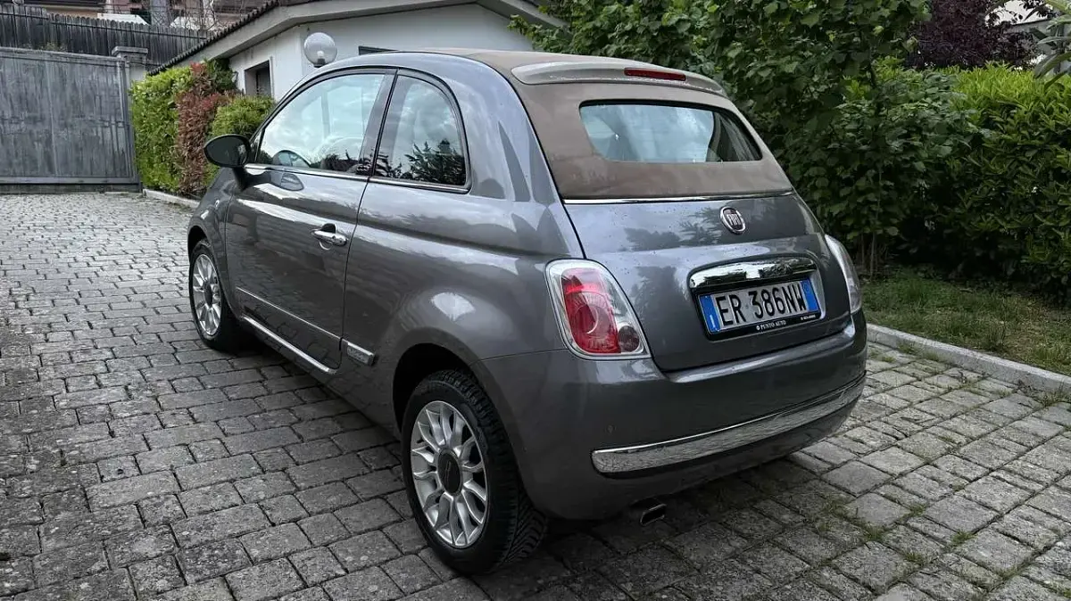 Usata Fiat 500C Lounge 86 CV (63 kW) 2013 Grigio Cabrio