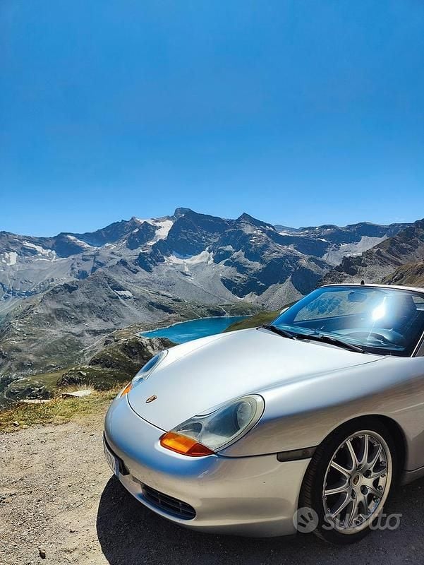 Usata Porsche 986 Boxster 1997 Grigio Cabrio