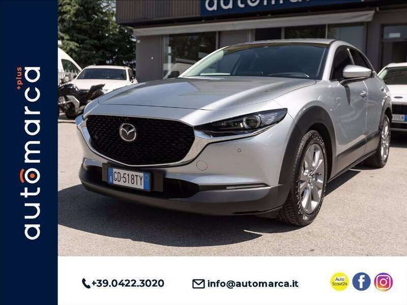 Argento metallizzato Usata 2021 Mazda CX-30 Exceed SUV | 22.490 € (Buon prezzo) - Immagine 1/4