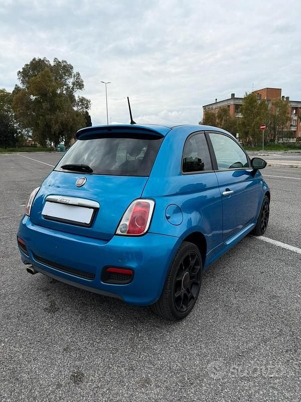 Usata Fiat 500S 105 CV (77 kW) 2014 Blu Berlina