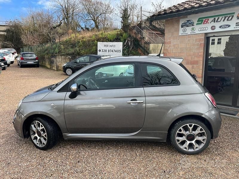 Usata Fiat 500 Sport 69 CV (50 kW) 2013 Argento Berlina