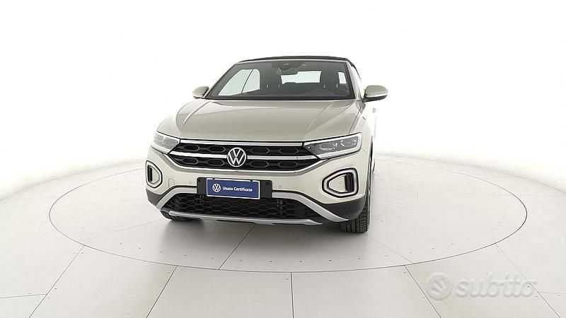 Usata VW T-Roc Cabriolet Style 150 CV (110 kW) 2024 Giallo Cabrio