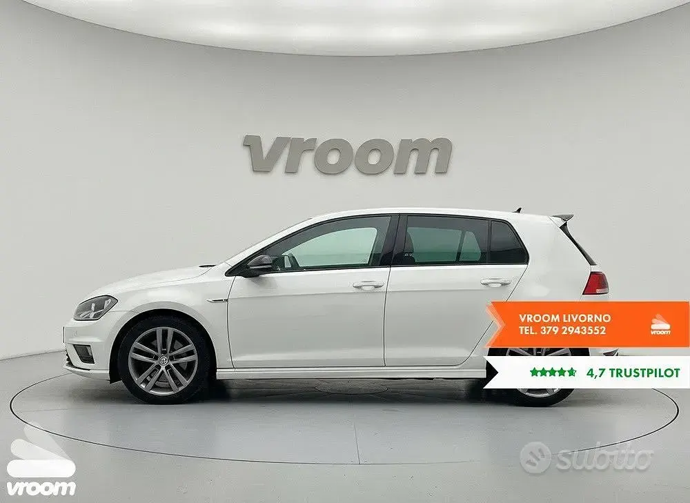 Usata VW Golf VII Edition 110 CV (80 kW) 2016 Bianco Berlina