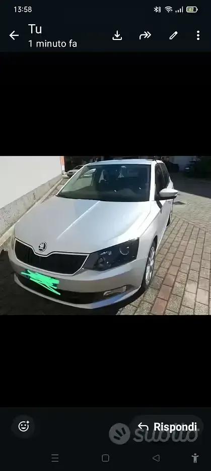 Begagnad Skoda Fabia 60 HK (44 kW) 2016 Grå Sedan