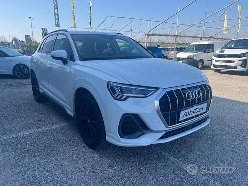 Usata Audi Q3 S-Line 150 CV (110 kW) 2019 Bianco SUV