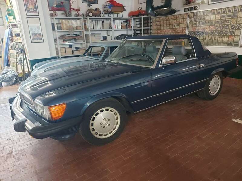 Blu/azzurro Usata 1986 Mercedes 560 Cabrio | 27.000 € - Immagine 1/4