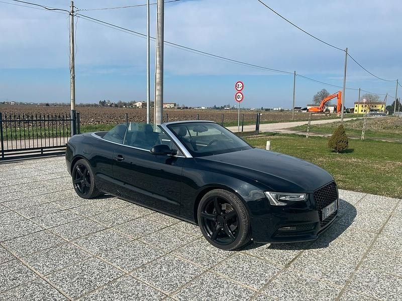 Usata Audi A5 Cabriolet 177 CV (130 kW) 2012 Nero Cabrio