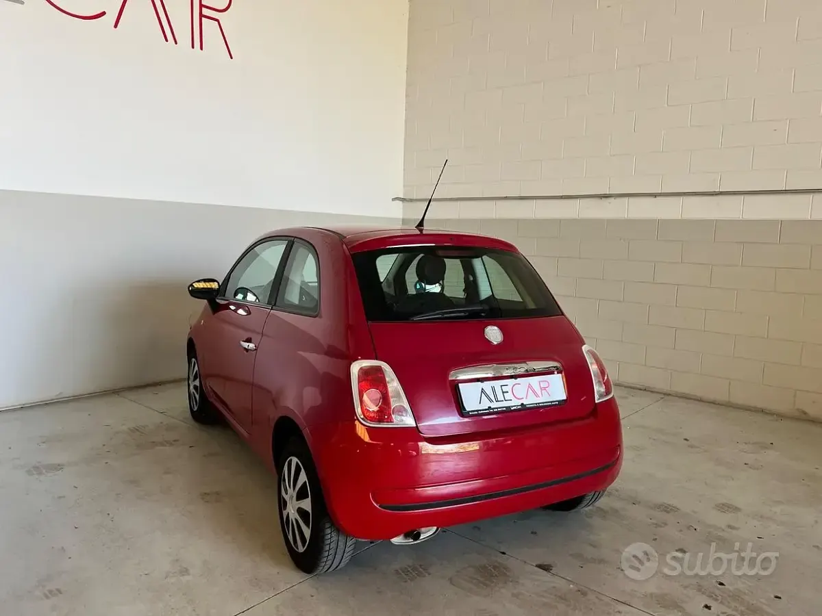 Usata Fiat 500 Pop 69 CV (50 kW) 2009 Rosso Cabrio