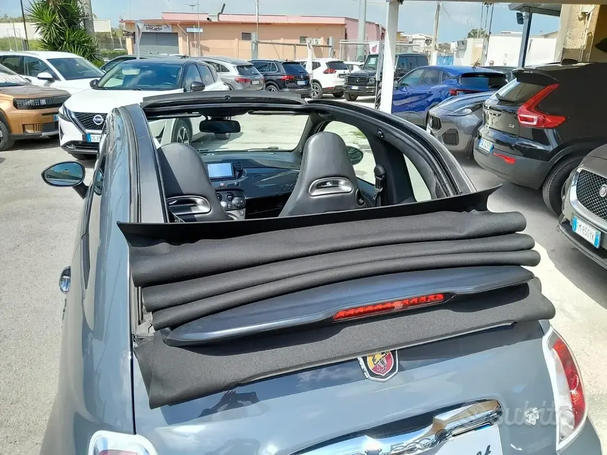 Usata Abarth 595C Turismo 160 CV (117 kW) 2015 Grigio Cabrio
