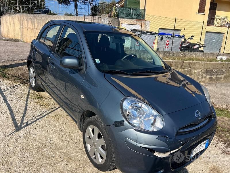 Gebraucht Nissan Micra Acenta 98 PS (72 kW) 2012 Blau Kleinwagen
