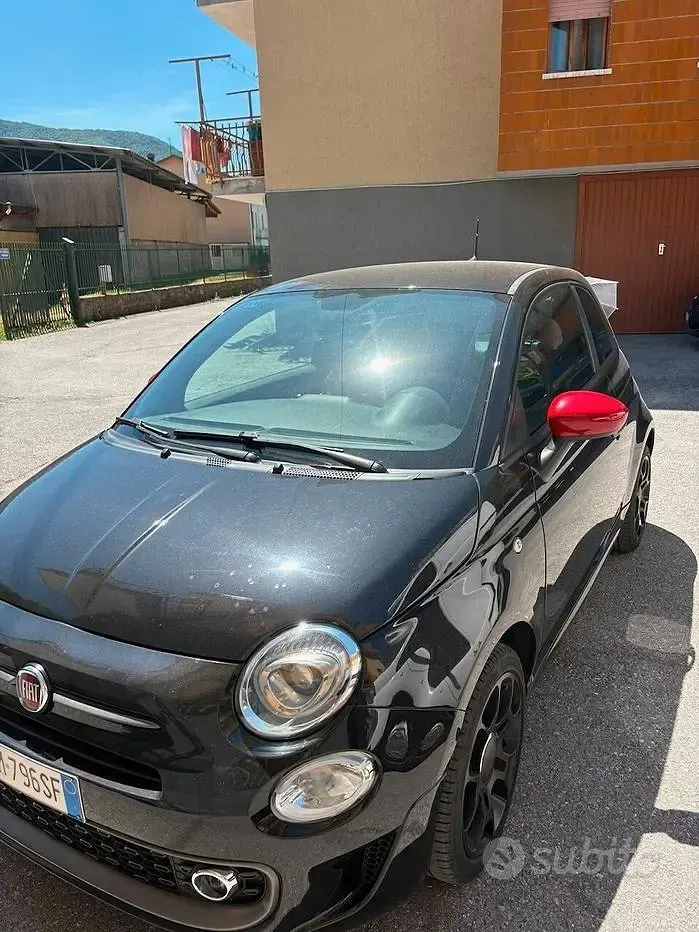Usata Fiat 500 Lounge 69 CV (50 kW) 2017 Nero Berlina